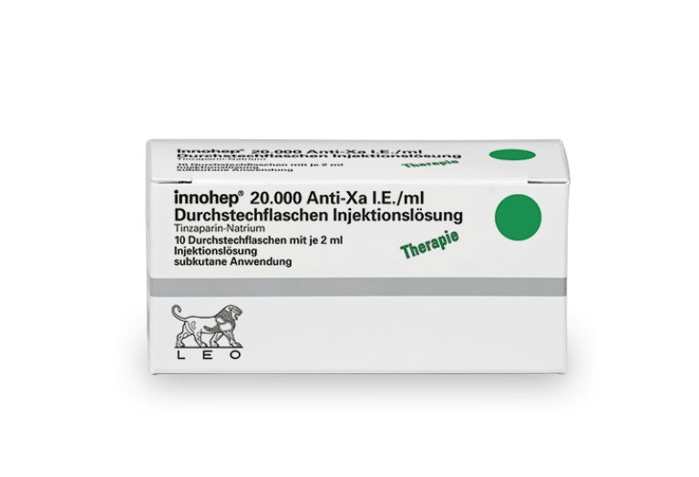 Packshot INNOHEP® 20.000 Anti-Xa I.E./ ml Inj.Lsg. Dsfl.