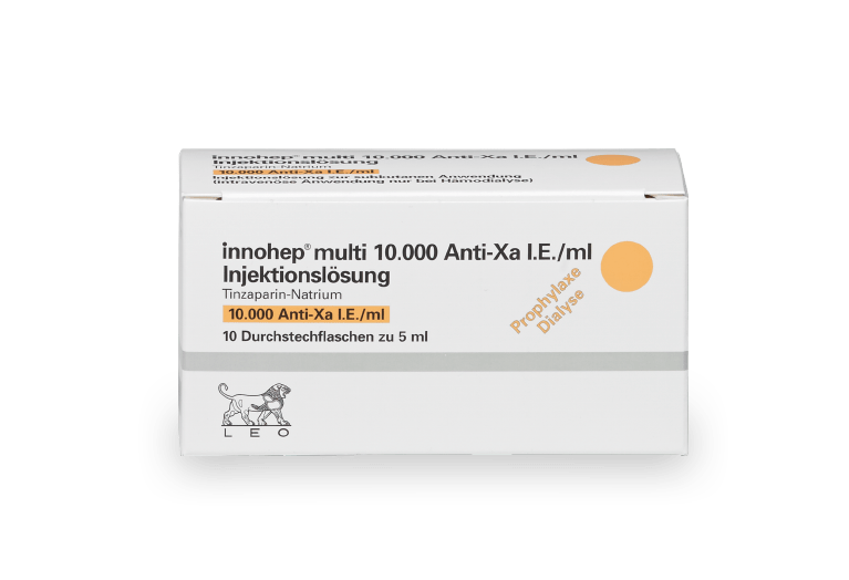 Packshot INNOHEP® Multi 10.000 Anti-Xa I.E./ ml Inj.Lsg. Dsfl.