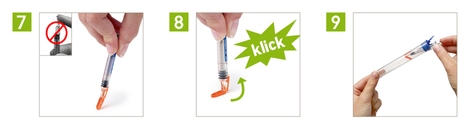 Anleitung zur Injektion einer Thrombose-Spritze 