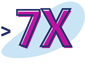 >7x icon.