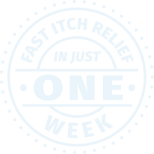 Badge: Fast itch relief in just one week