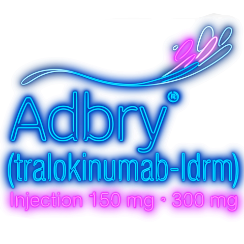 Adbry® (tralokinumab-idrm) Injection 150 mg, 300mg.