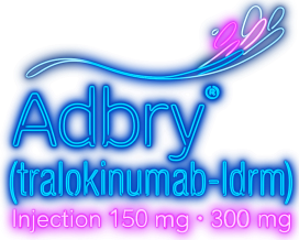 Adbry® (tralokinumab-idrm) Injection 150 mg, 300mg.