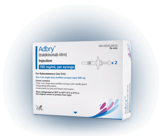 Adbry® (tralokinumab-ldrm) carton