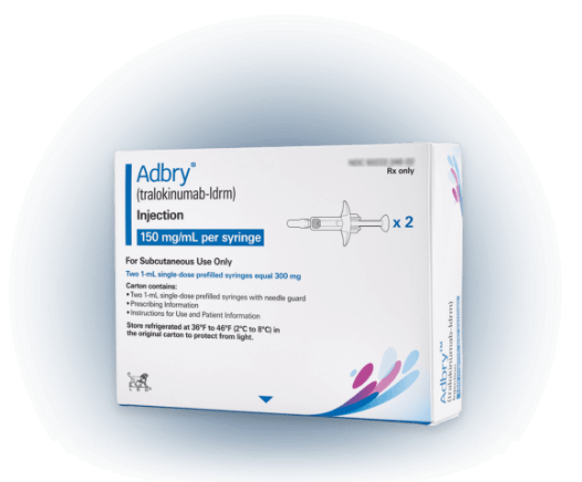 Adbry® (tralokinumab-ldrm) carton
