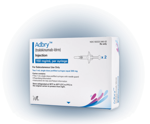 Adbry™ (tralokinumab-ldrm) carton