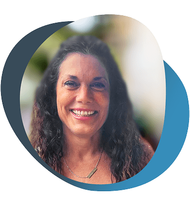 Janene, living with GPP, smiling